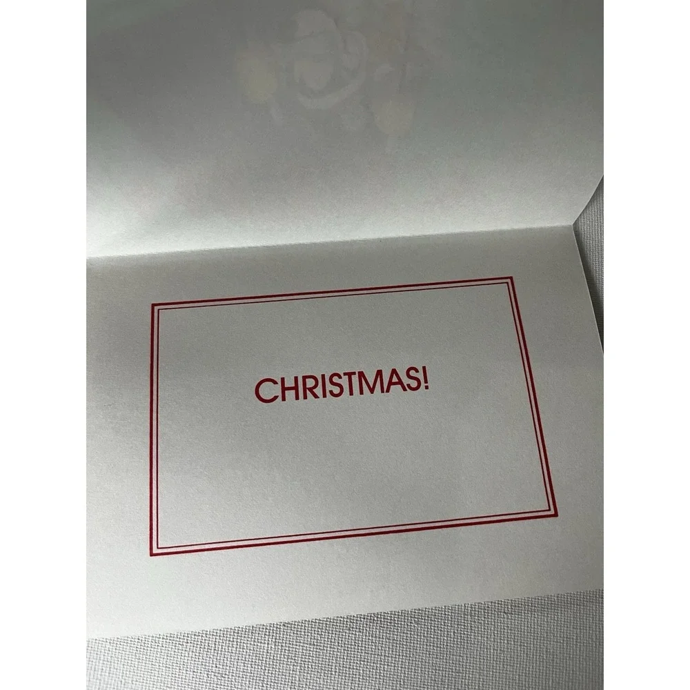 Rare Vintage Mickey Mouse Skiing "Merry" Christmas Cards NOS - Set of 13 - Picture 10 of 11